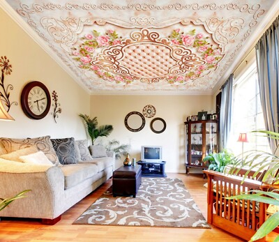 3D Rose Leaves 363 WallPaper Murals Wall Print Decal Wall Deco AJ WALLPAPER Zoe