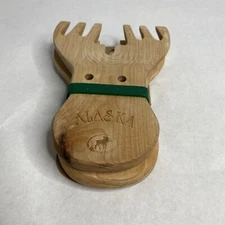 Rocky Mountain Moose Antlers Salad and Pasta Server Set Rock Creek Trading NEW