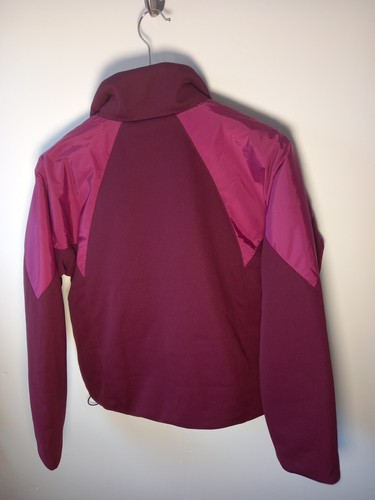 ADIDAS ORIGINALS Short puffer Jacket UK 10 Burgundy New with tags - Picture 6 of 10