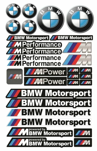 BMW Motorsport M Power Performance 53 Sticker Set 3 5 7 Series M5 /105