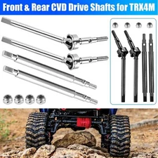 Front Rear CVD Drive Shaft for Traxxas 1/18 TRX4M Bronco Defender RC Crawler Car