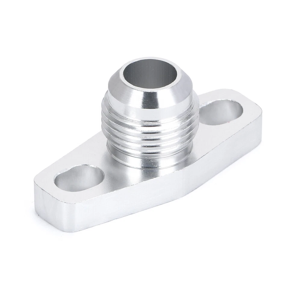 Adaptador de brida de salida de drenaje de aceite turbo 10 AN AN10 accesorio para T25 GT28 GT30 GT35 Foto 2 de 4