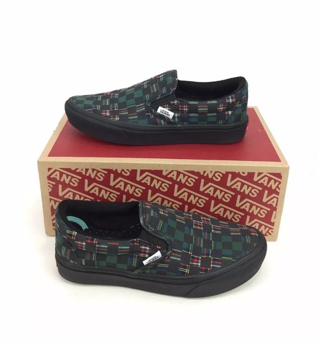 vans black and green comfycush
