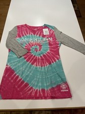 American Fighter Women  s Medium 3/4 Crew Tie Dye 46.95 Retail