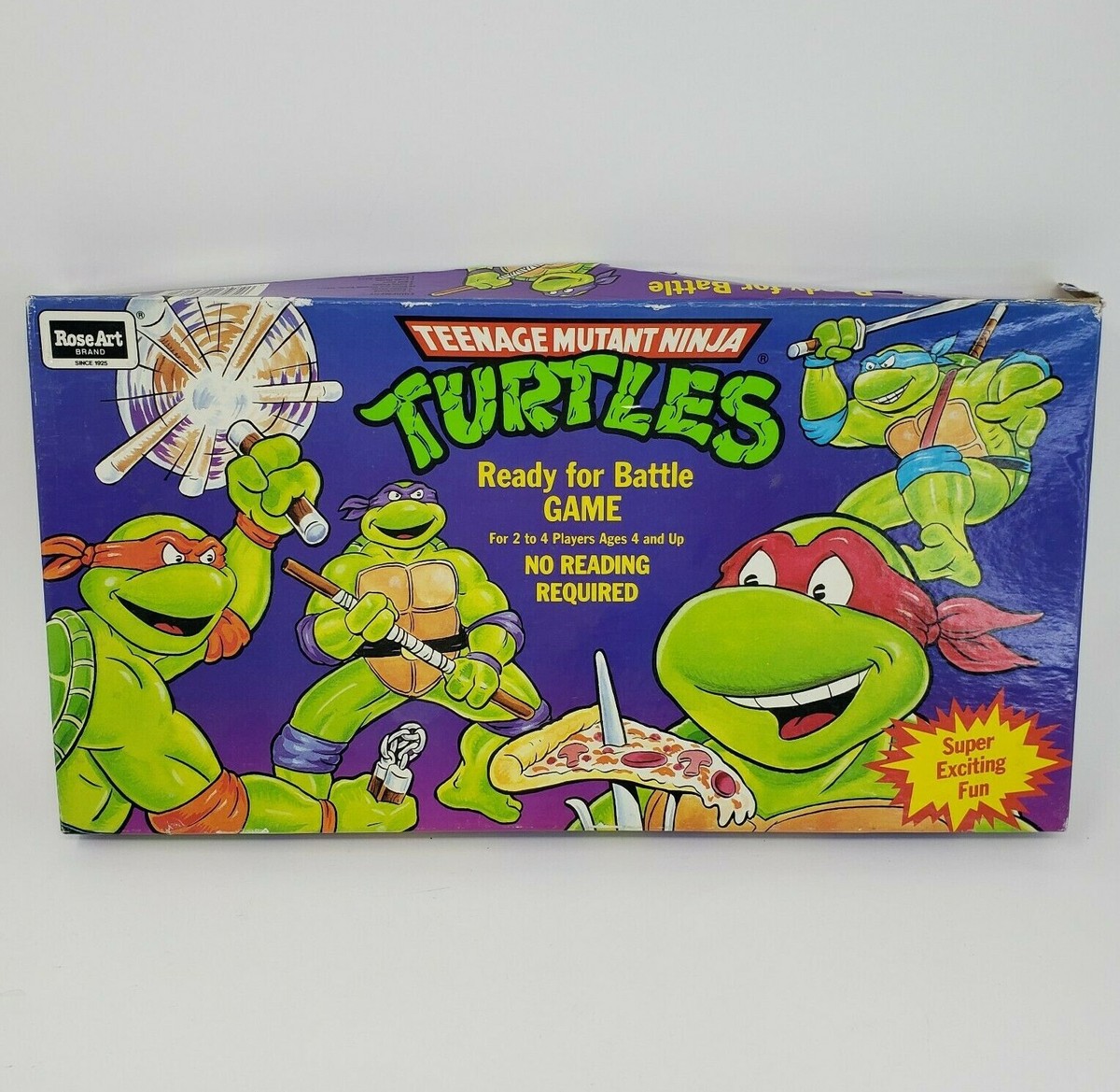 VINTAGE 1990 TEENAGE MUTANT NINJA TURTLES READY FOR BATTLE BOARD
