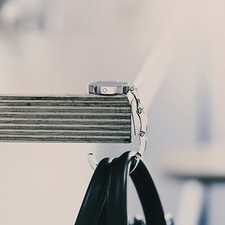 Gancio per Borsa, Pace, Fiore Rosa Tavolo Portachiavi Handtaschenaufh nger