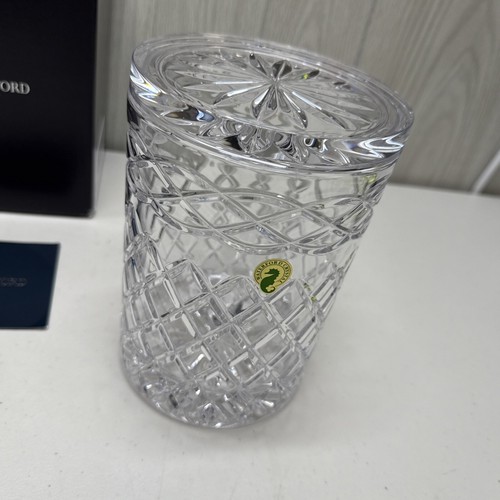 Waterford Crystal Clear Exclusive Biscuit Barrel # 1050297 Slovenia - Picture 12 of 24