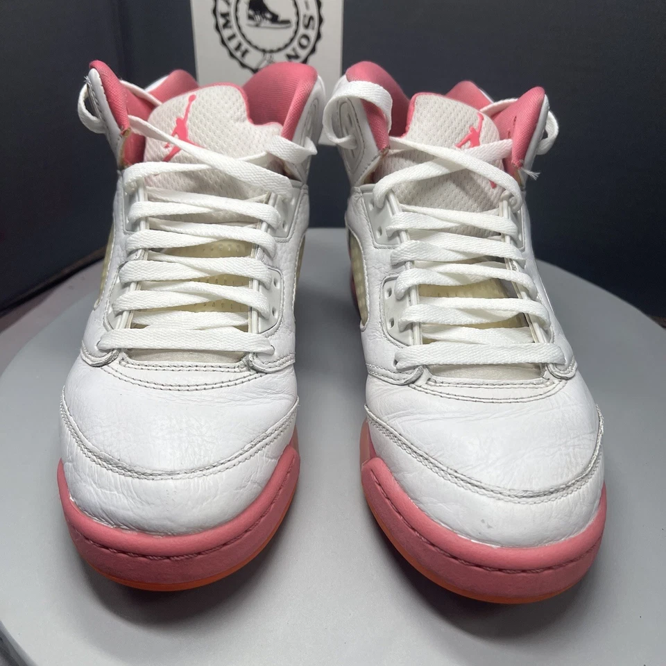 Nike Air Jordan 5 Retro WNBA Orange 2022 GS 440892-168 Size 5.5Y Wmn 7 Preowned - Image 3 of 4