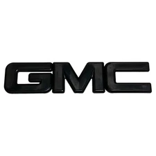 Front Grille Emblem BLACK Logo Badge for 1999-2007 GMC Sierra 1500 2500