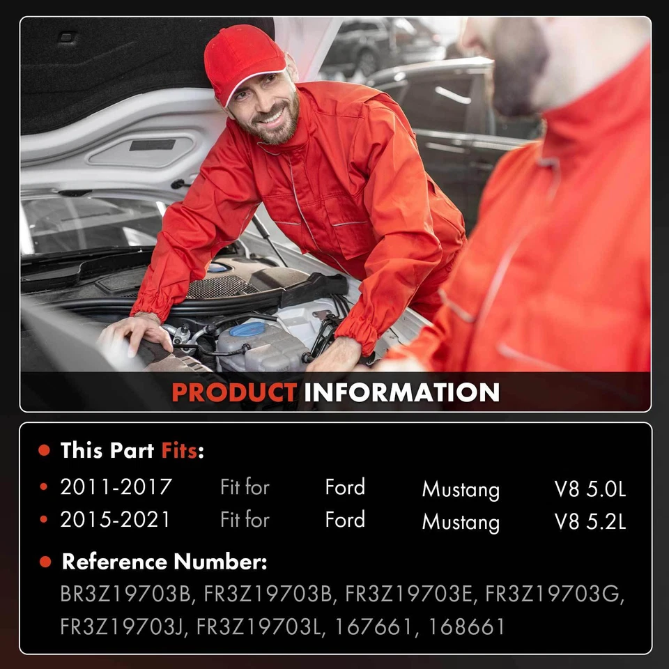 Compresor de aire acondicionado con polea de 6 ranuras para Ford Mustang 2011-2022 5,0 L 5,2 L DKS17DS Foto 2 de 4