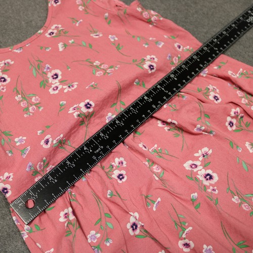 The Children's Place Floral Print Short Sleeve Dress Fit & Flare Pink 7/8 M - Picture 11 of 21