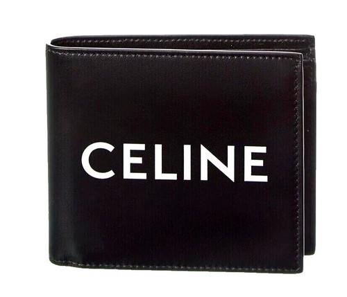 Celine Black Leather Zip Coin Pouch w/ Gold Hardware | eBay