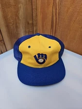 Vintage Milwaukee Brewers MLB Youngan Snapback Hat Cap Rare 1980's NEW