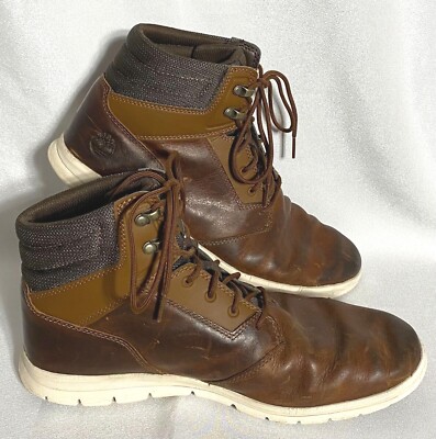 Timberland Rugged Defender ReBOTL Brown Leather Ankle Boots 