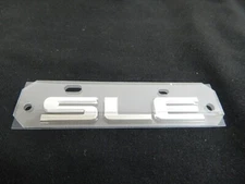 New OEM SLE GM GMC Chrome Emblem Badge Side Tailgate Rear Logo Nameplate Letters