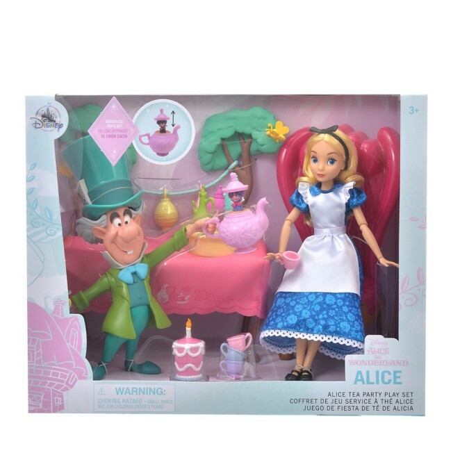 Alice in Wonderland Doll Play Set Tea Party Disney Store