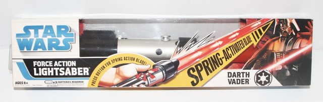 jedi spring action lightsaber