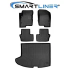 SMARTLINER Custom Fit Floor Mats Cargo Trunk Liner Set 2007-2017 Jeep Patriot