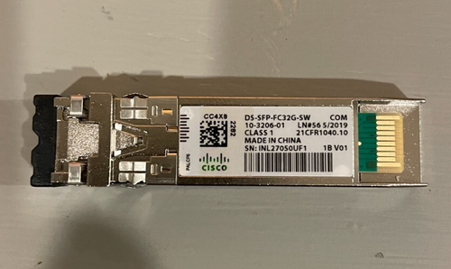 Genuine Cisco DS-SFP-FC32G-SW 32Gbps Fibre Channel SW SFP+ LC (24 available)