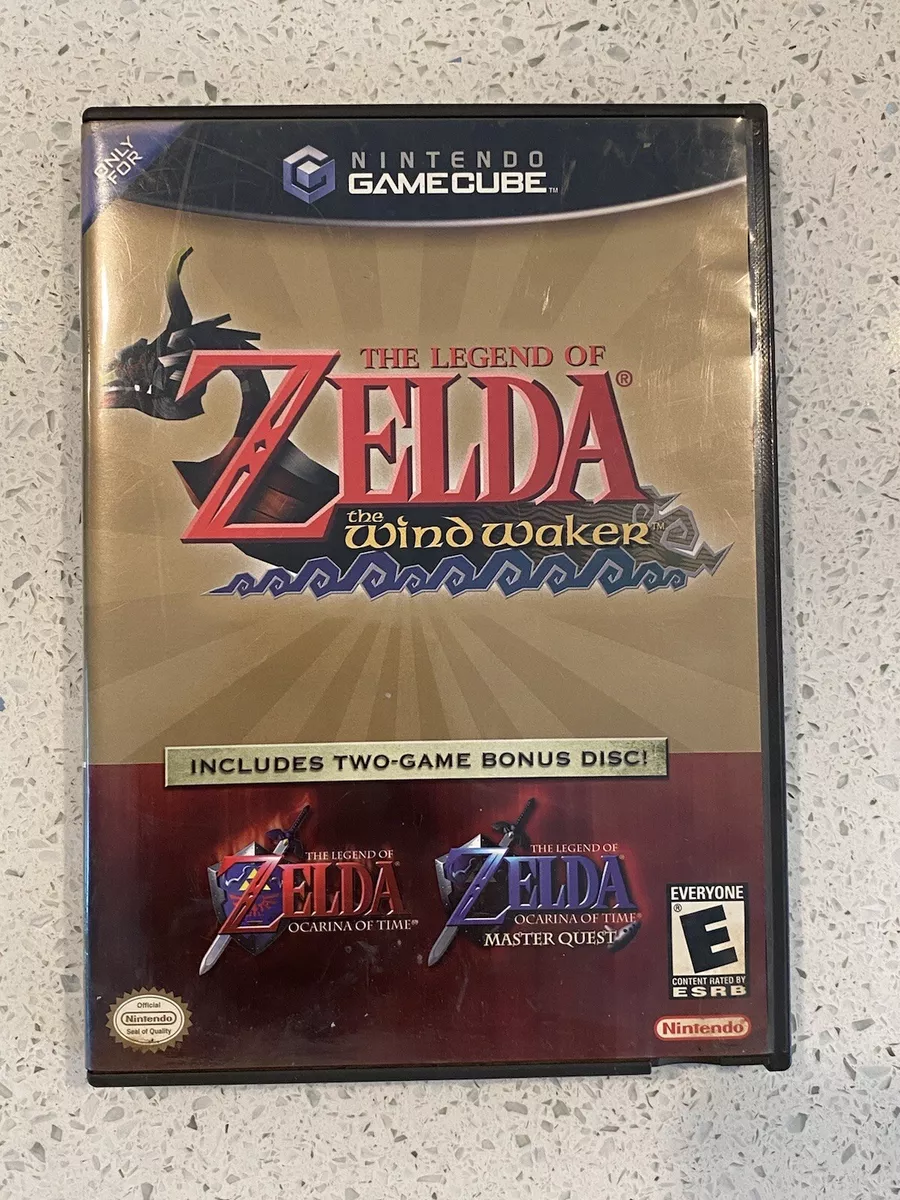 Legend of Zelda Wind Waker w/Bonus Disc Ocarina & Master Quest