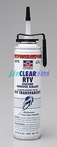 Permatex POWERBEAD Clear RTV Silicone Multi-Purpose Adhesive / Sealant - 1EA