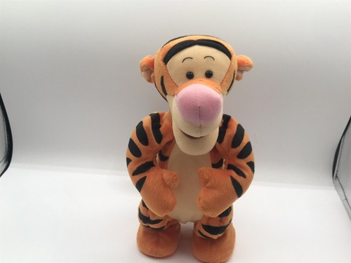 VTG Disney Bouncing Tigger Talking Jumping 12” Mattel 1998 Winnie The Pooh Works