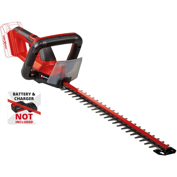Einhell Power X-Change Akku-Heckenschere GC-CH 18/50 Li-Solo, 18Volt, Rot-image