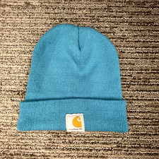Carhartt Beanie One Size Youth Head Gear Turquoise
