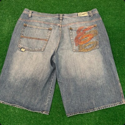 Vintage Y2K Enyce Baggy Hip Hop Skater Grunge Jeans Short