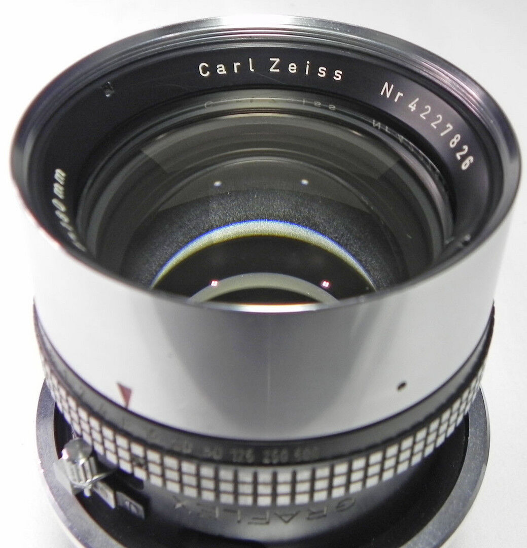 Carl Zeiss 180mm f4.8 Sonnar Graflex synchro-compur shutter #4227826