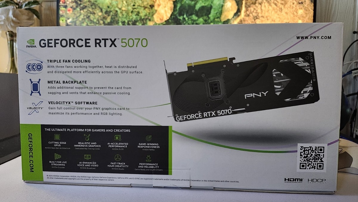 専用 PNY GEFORCE RTX 5070 12GB triplefan PNY GeForce RTX 5070 Models GPUs | pny.com