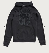 Official Taylor Swift Eras Tour US Dates Black Hoodie Size Large NEW/Sealed