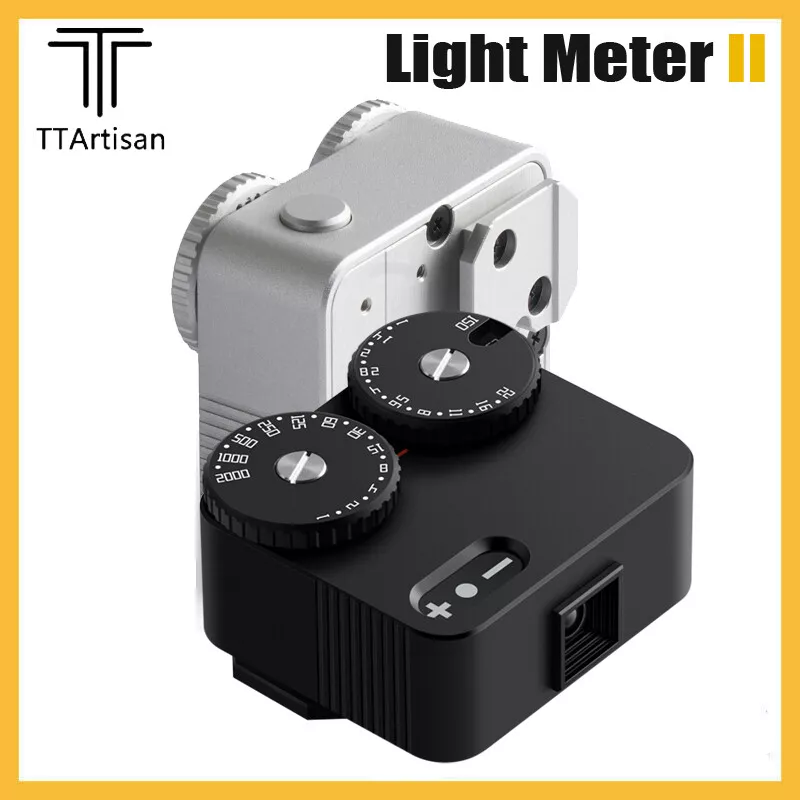 TTArtisan Light Meter II for Camera Photography Accessories with 23 Shutter Speed  Click Aperture Material Aircraft Aluminum