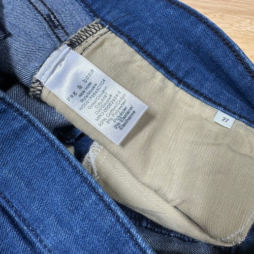 Rag & Bone Dre Low Rise Slim Boyfriend in Calimet Jeans Size 27 New With Tags - Picture 7 of 10
