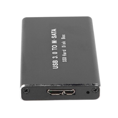 High-density Aluminum Alloy mSATA SSD Case W/USB UASP Function 6Gbps Transfer - Afbeelding 9 van 12