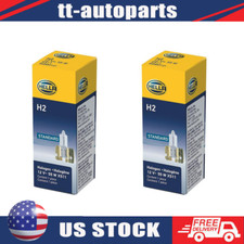 For 2x Hella H2 Driving Fog Light Bulb Lamp H2 T3 Halogen 55 Watt Clear Lights