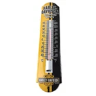 Vintage Harley Davidson Service Sign - Biker Ad Sign on Porcelain Thermometer