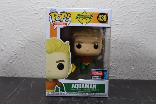 Funko Pop #439 Aquaman (DC Justice League) NYCC 2022 Shared Limited