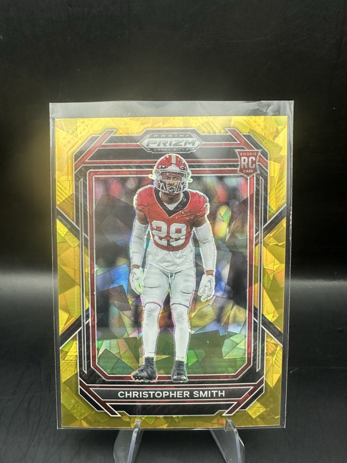 Christopher Smith Panini Prizm Draft Picks #168 Gold Ice