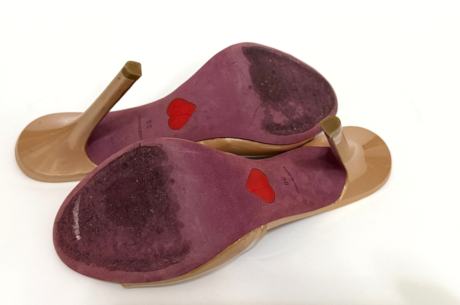 Amanda Gregory Gregory Pattern Leather High Heel … - image 6