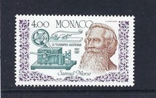 Monaco 1987: Invenzione del telegrafo di Samuel Morse **/MNH Michel n. 1838