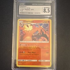 Pokémon Charizard Dragon Majesty 3/70 2018 CGC 8.5 Holo Fire Dragon