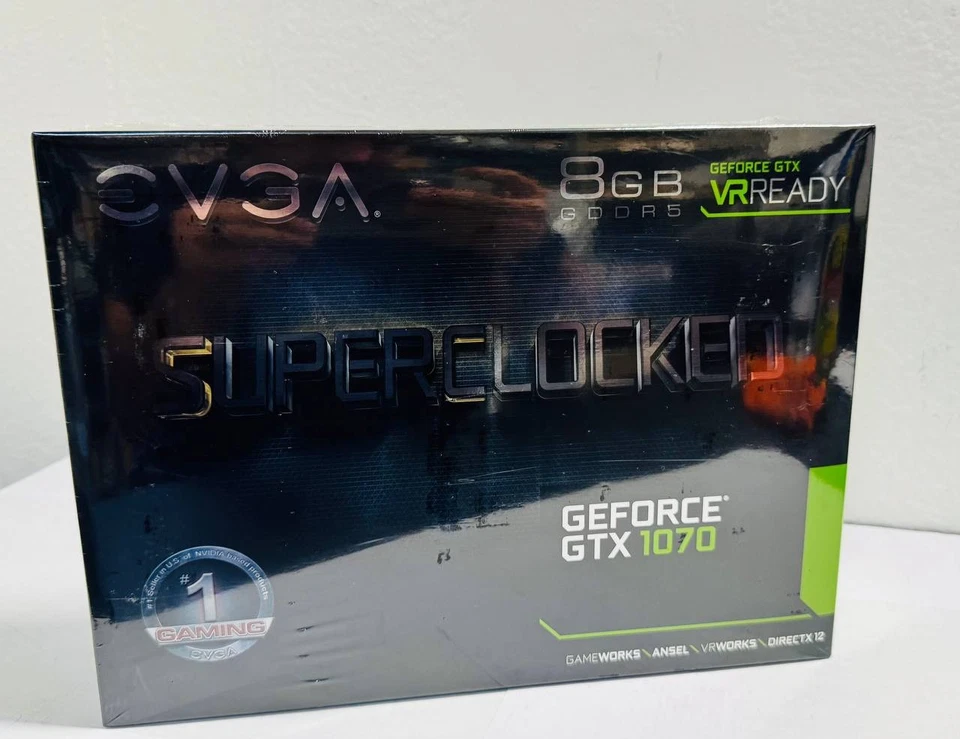 EVGA GeForce GTX 1070 SC GAMING ACX 3.0, 8GB GDDR5,Graphics Card 08G-P4-6173-KR - Image 2 of 4