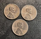 1943-D Lincoln Steel Wheat Cent Penny Set Of 3 #12