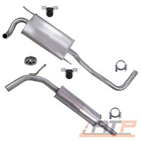 MittelschalldÄMpfer EndschalldÄMpfer FÜR Seat Ibiza 2 6K 1.0 1.4 1.9 D SDI
