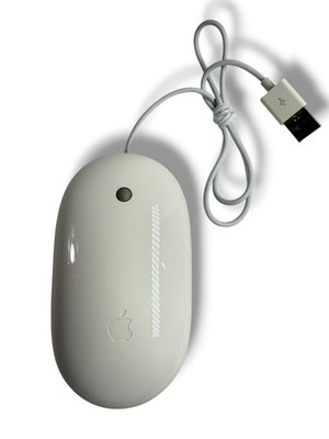 Apple A1152 Optical Mouse Wired USB OEM Replacement For iMac MacBook White Works