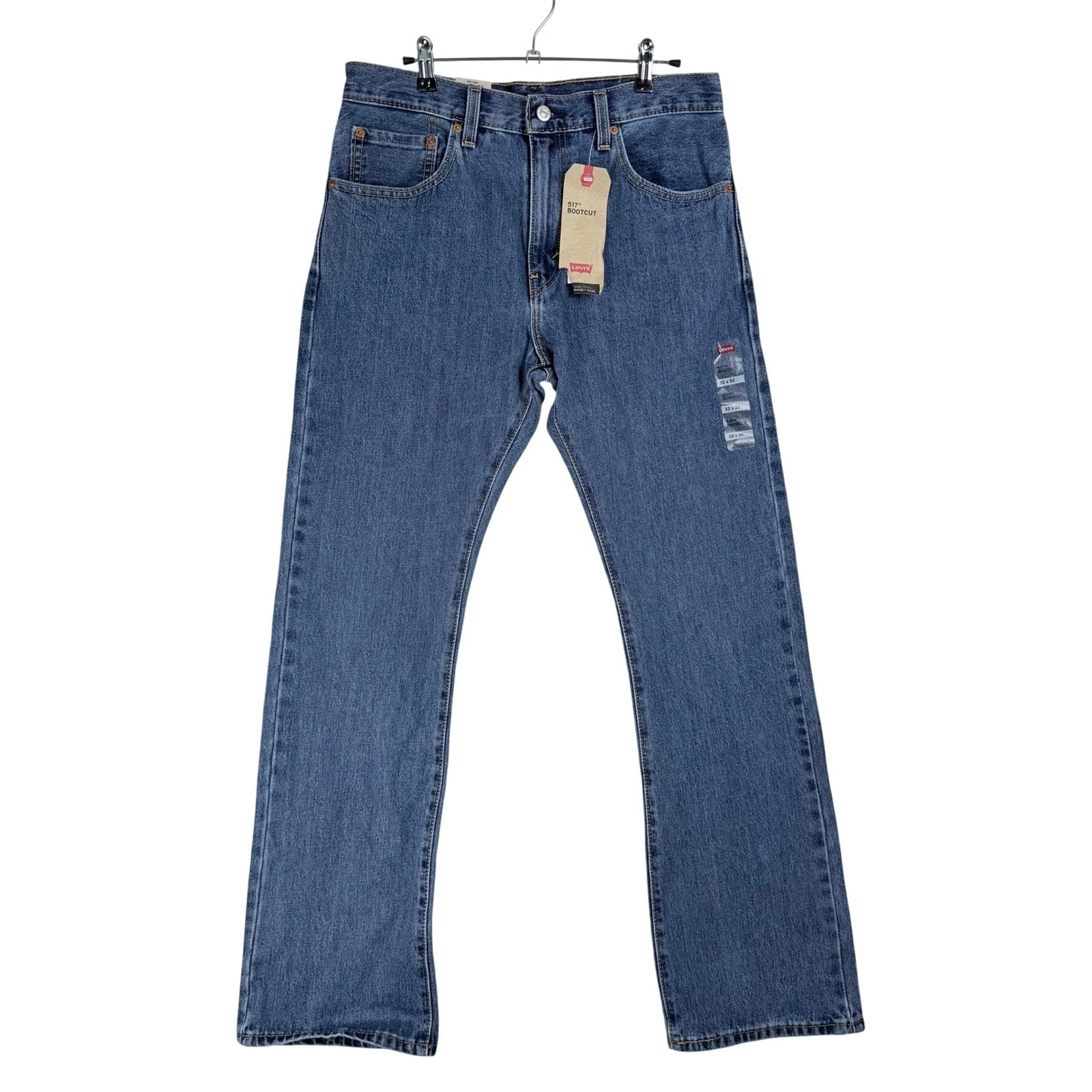 Levi's 517 Bootcut Jeans Mens 32x32 Blue Denim Western Cowboy Americana NWT