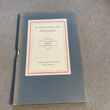 Sonnets From The Portuguese, Browning, Peter Pauper Press, Slipcover, HC