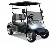 Golf Cart Seat Covers for Star EV Classic Front Rear 2-6 Seats Grey Grey/Black