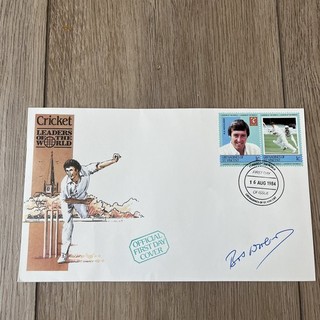 Bob Woolmer England Nicely Signed Leaders Of The World First Day Cover
